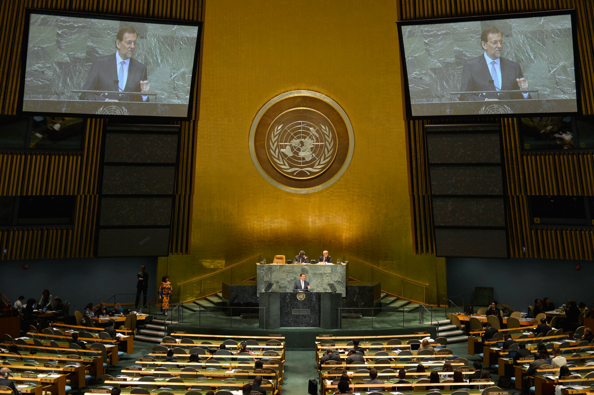  Mariano Rajoy en la Asamblea General de la ONU 2012