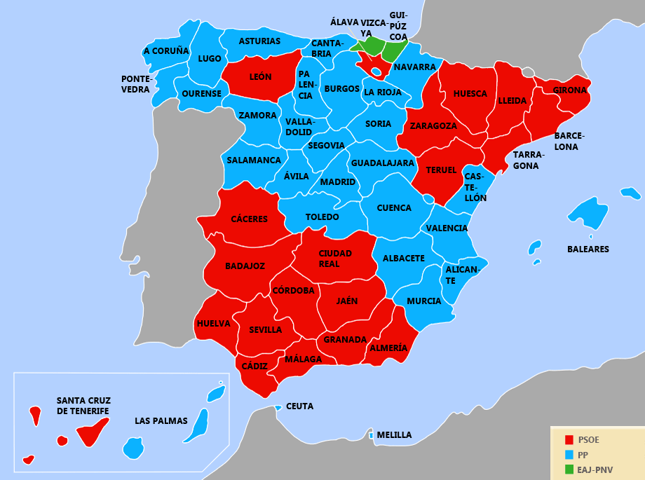 Resultado elecciones generales 2004