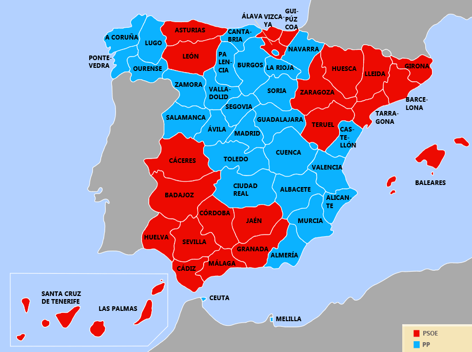 Resultado elecciones generales 2008