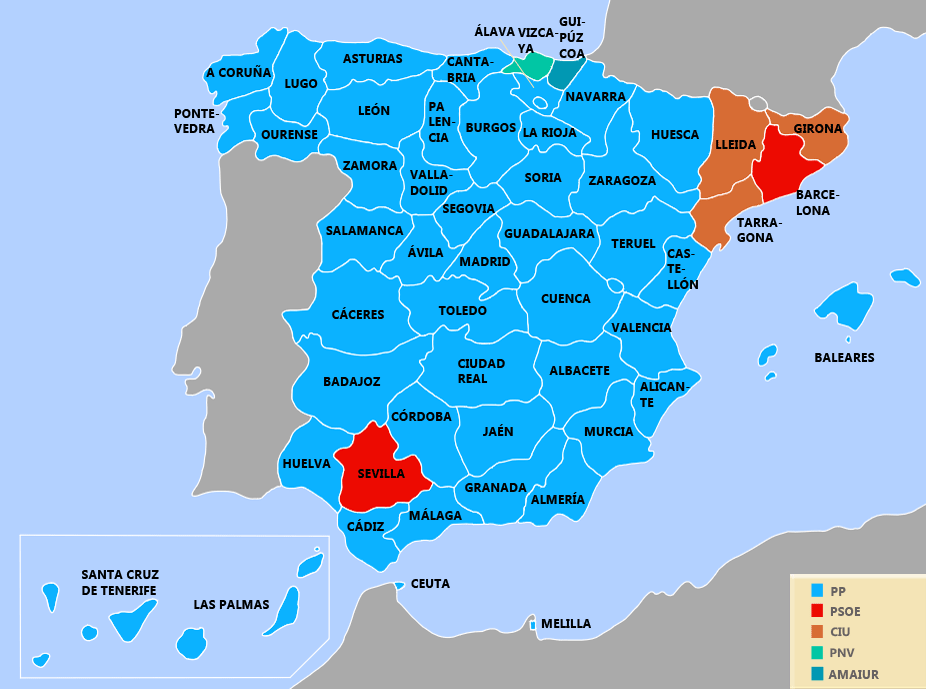 Elecciones españolas de noviembre de 2011