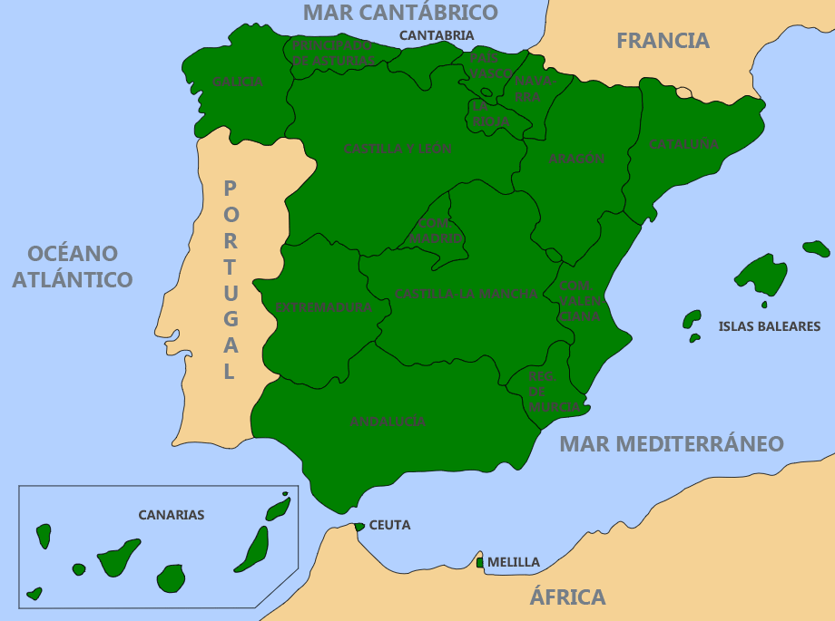 Comunidades Autónomas de España