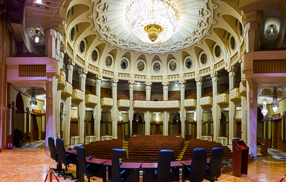 Palacio del parlamento por dentro